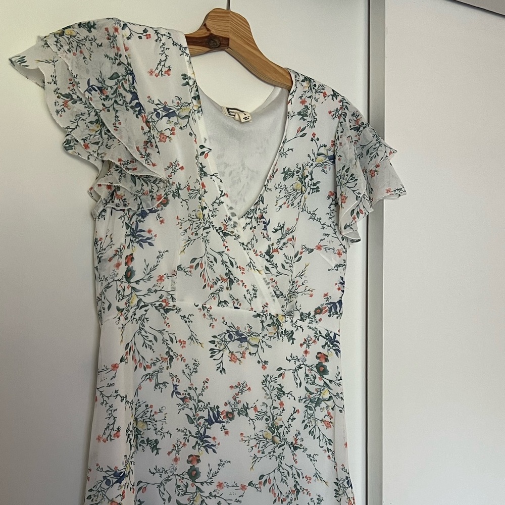 Beautiful Midi Floral Spring Dress Mo:Vint